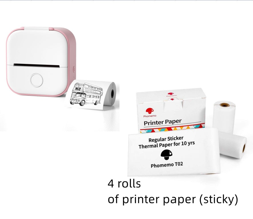 Portable Mini Thermal Label Printer Bluetooth-compatible Mini Label Printer Price Tag