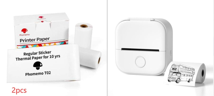 Portable Mini Thermal Label Printer Bluetooth-compatible Mini Label Printer Price Tag
