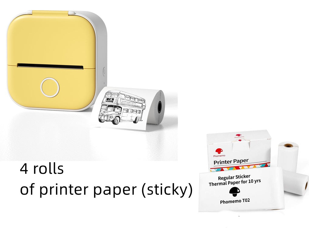 Portable Mini Thermal Label Printer Bluetooth-compatible Mini Label Printer Price Tag