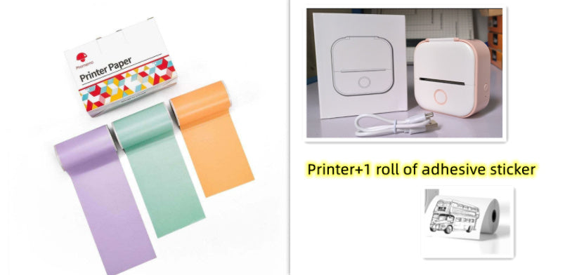Portable Mini Thermal Label Printer Bluetooth-compatible Mini Label Printer Price Tag