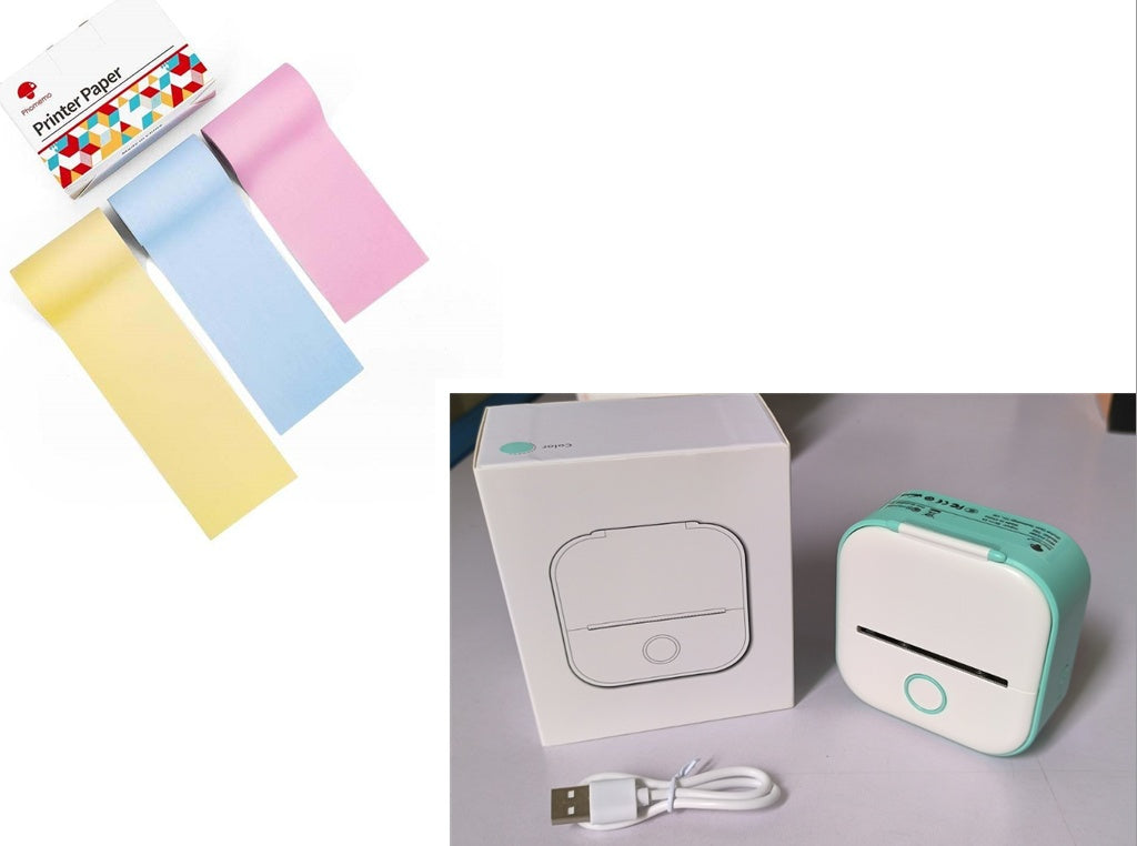 Portable Mini Thermal Label Printer Bluetooth-compatible Mini Label Printer Price Tag