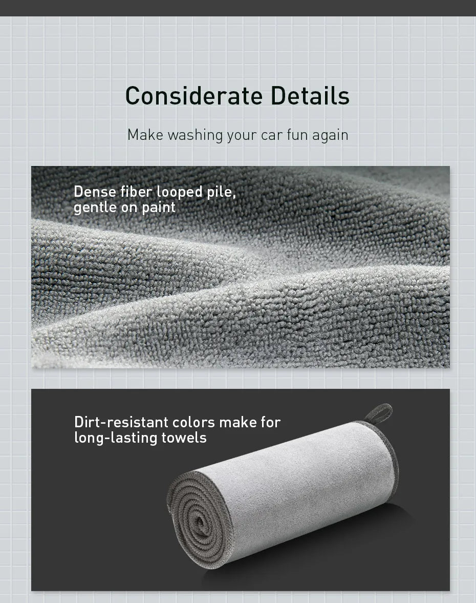 Microfiber car drying towel