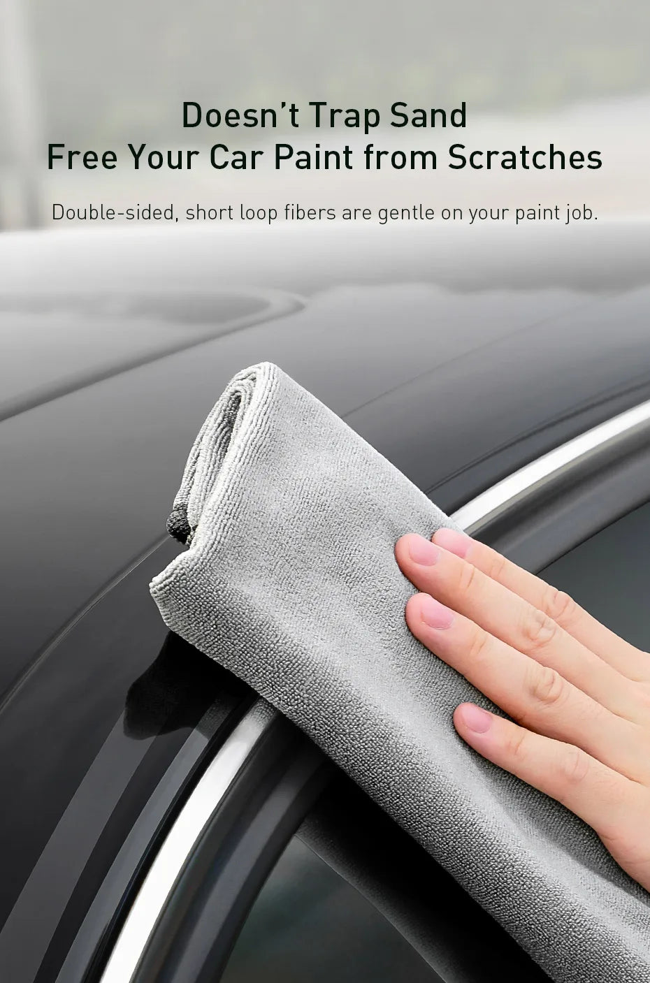 Microfiber car drying towel