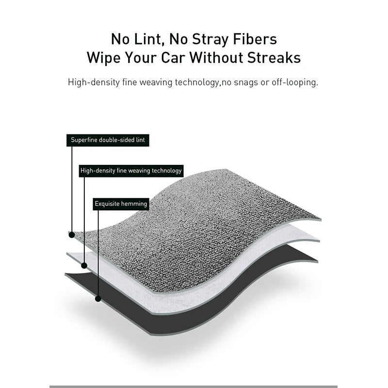 Microfiber car drying towel