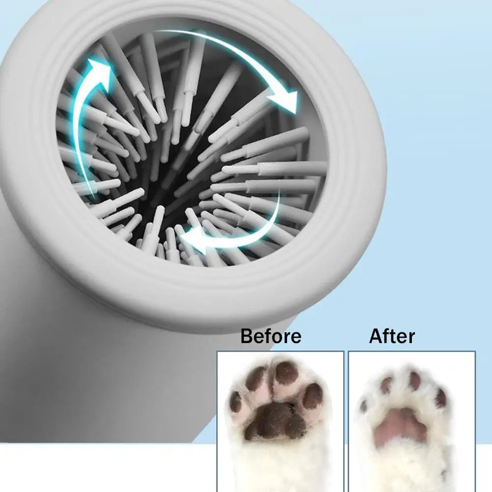 Electric automatic paw cleaner