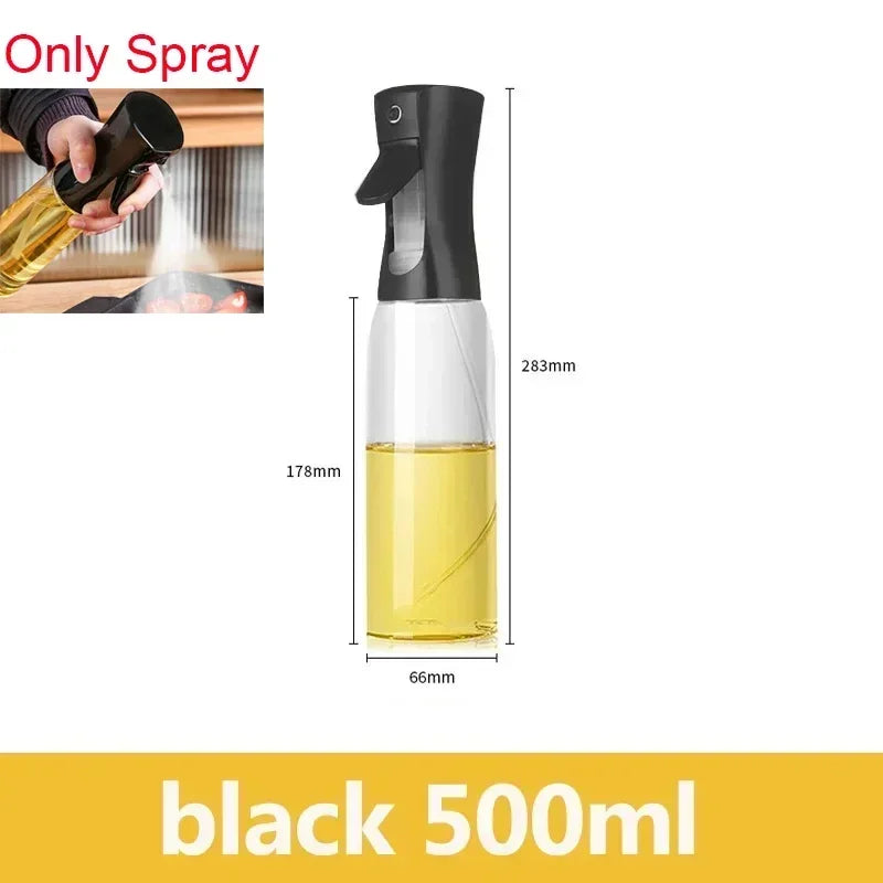 2 in 1 oil spray glass bottle