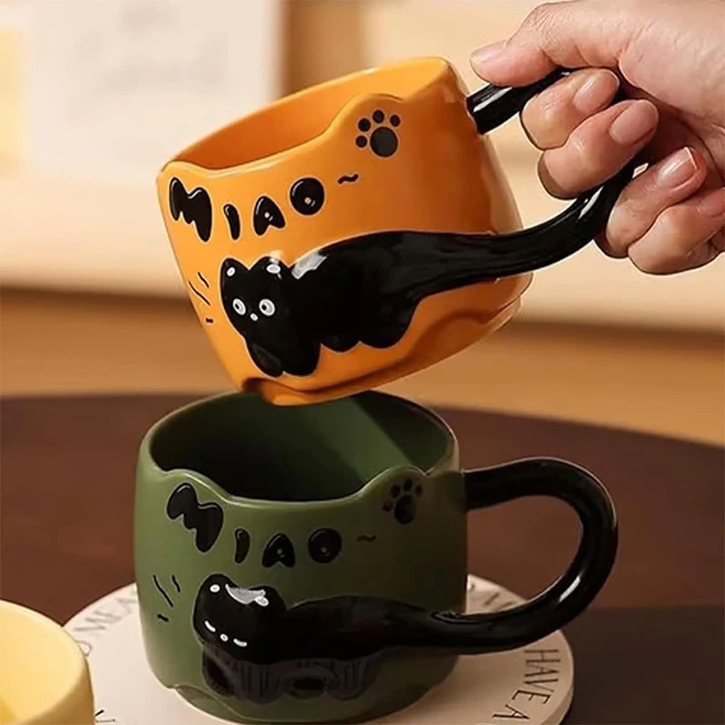 cat cat stacked cup