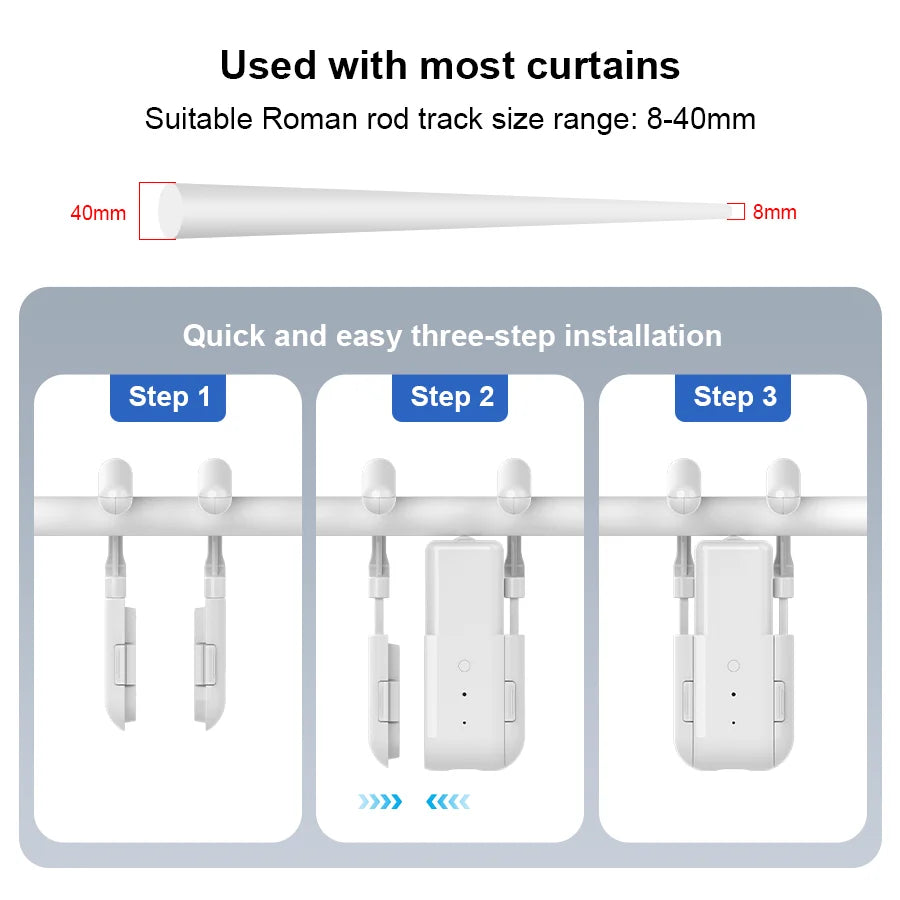 Smart Curtain Opener Electronic 3in1