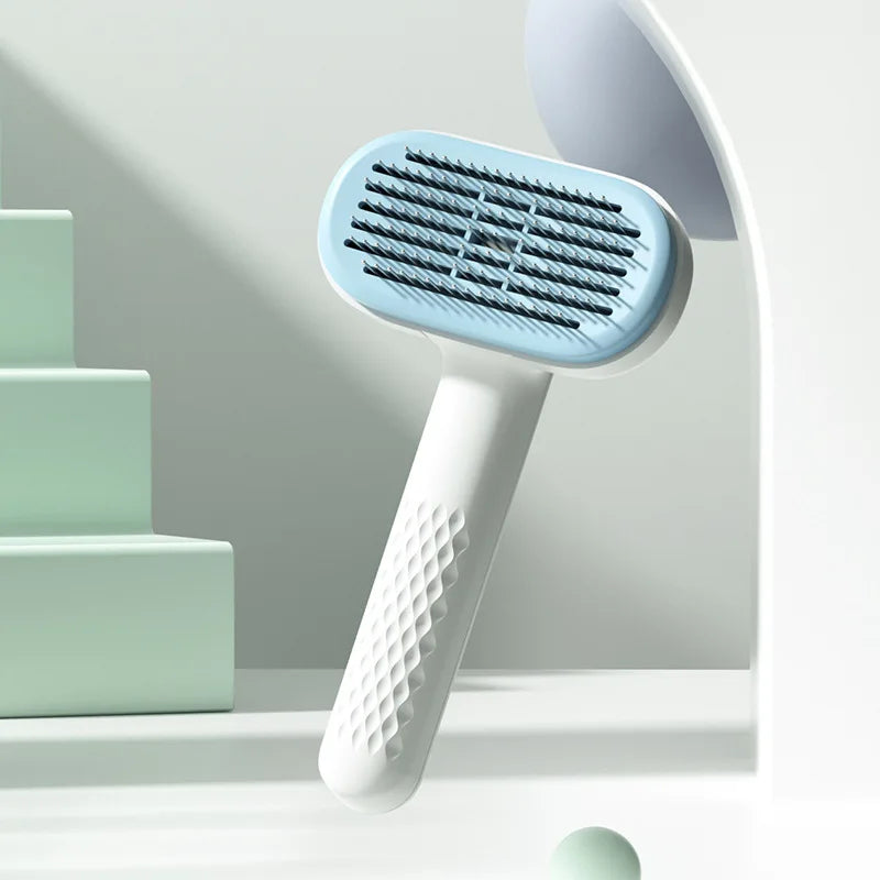 self cleaning pet hair removal comb