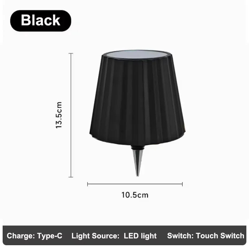 LED bottle table lamp