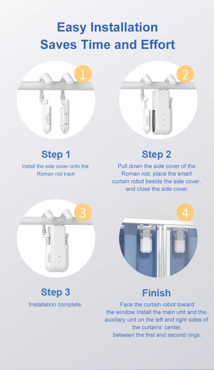 Smart Curtain Opener Electronic 3in1