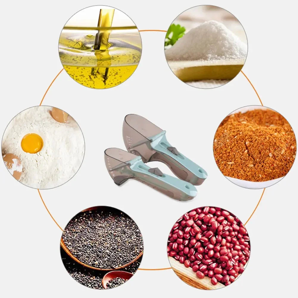 Adjustable Measuring Spoon with Scale