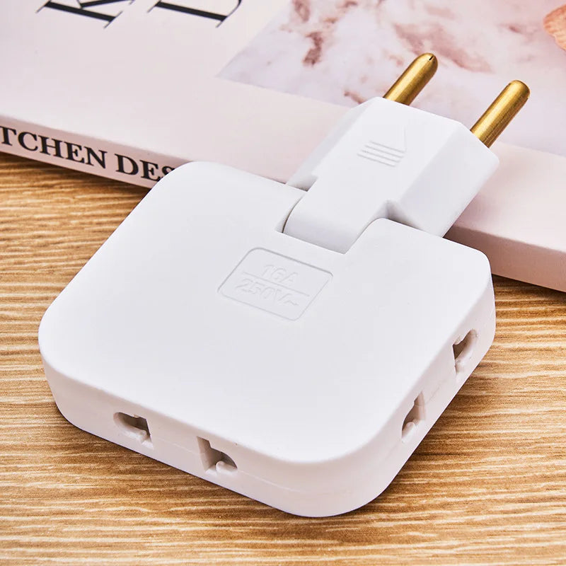 3 in 1 rotatable socket for multi plug extension