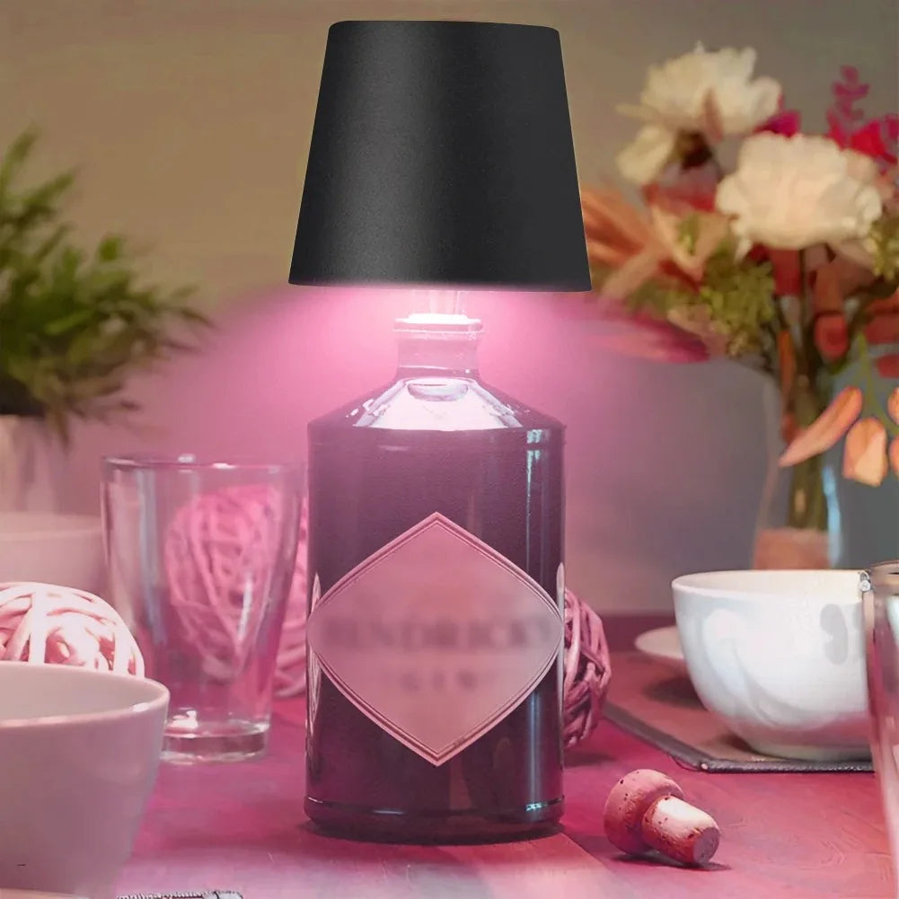 LED bottle table lamp
