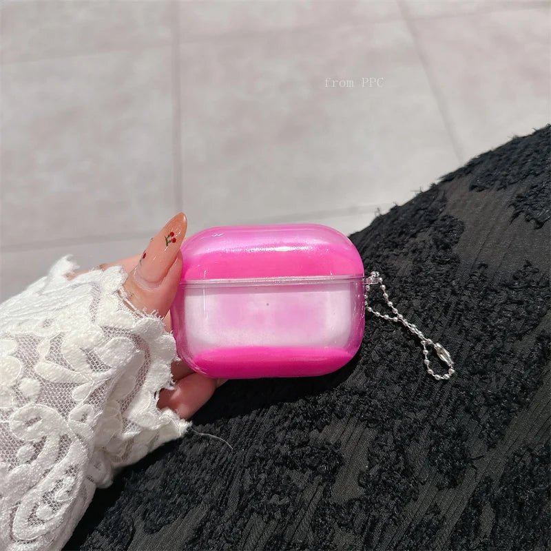 Shiny Luminous Quicksand Headphone Case Cover for airpodes pro 4 3 2