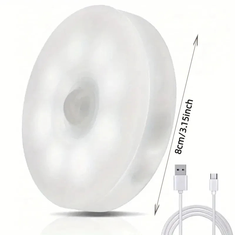 3PCS LED Motion Sensor Light Night Light USB rechargable