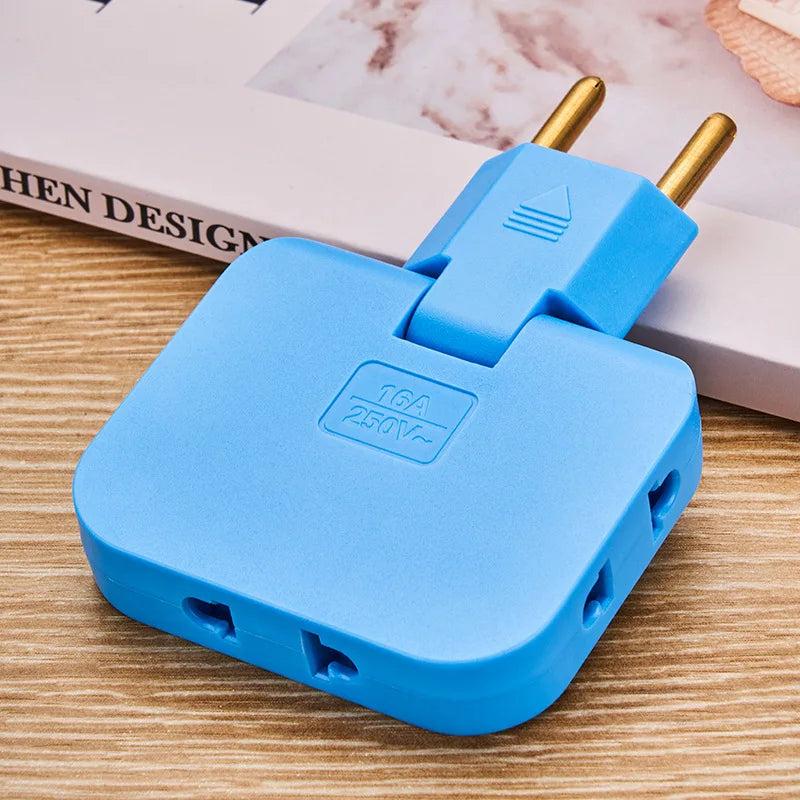 3 in 1 rotatable socket for multi plug extension