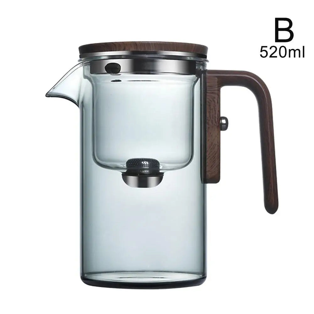 Glass magnetic tea pot