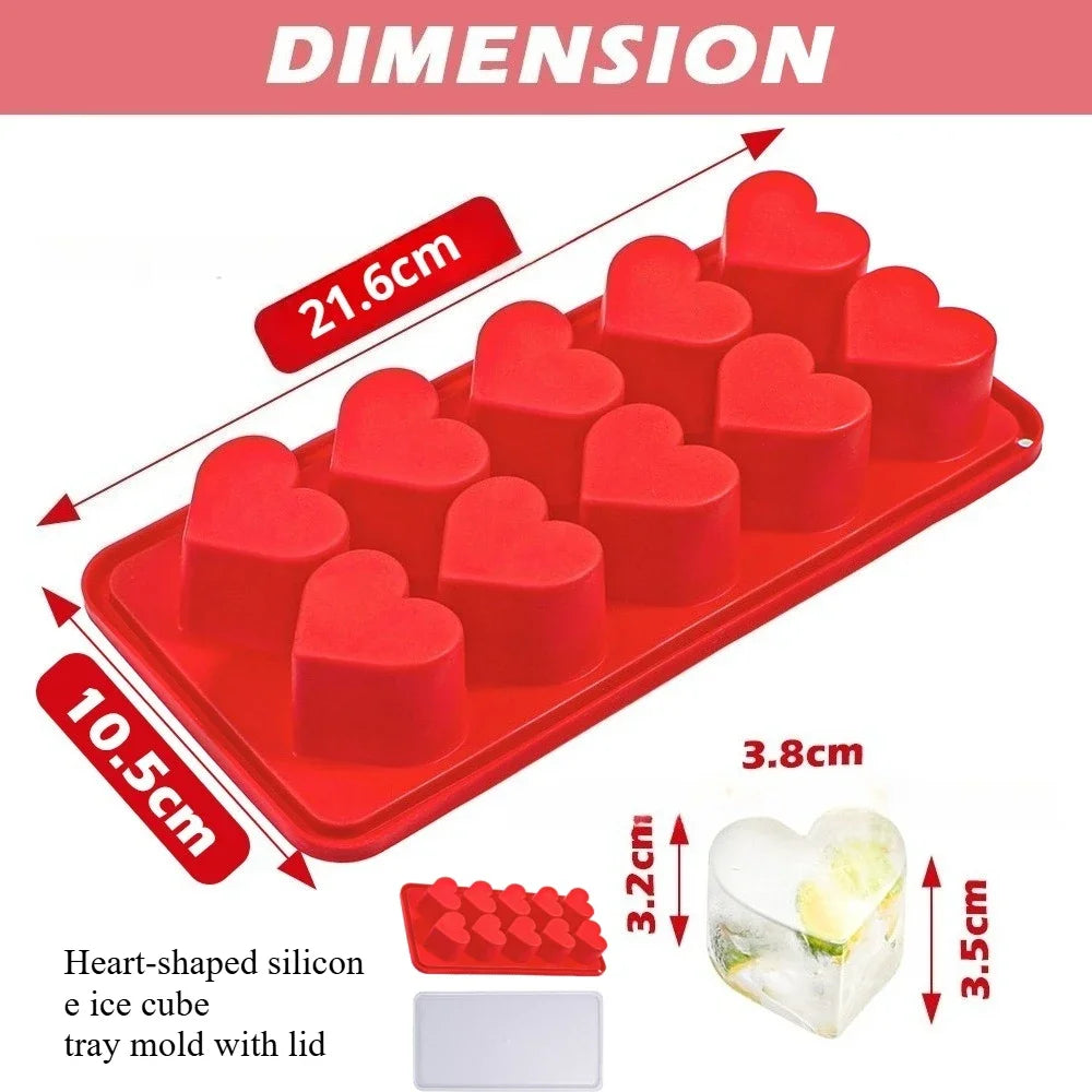 Ice Mold Heart-shaped