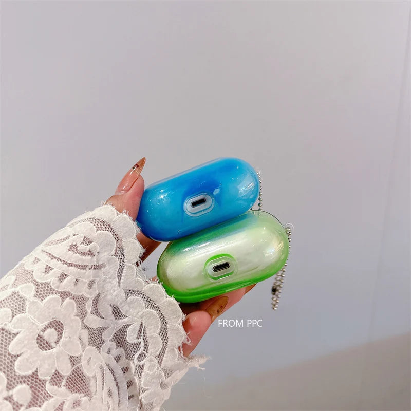 Shiny Luminous Quicksand Headphone Case Cover for airpodes pro 4 3 2