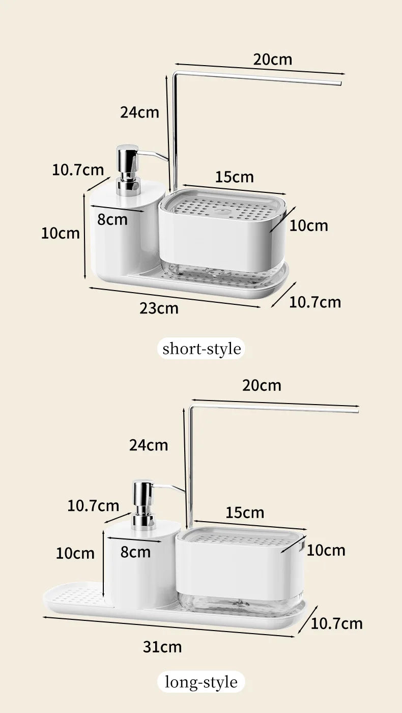 3 in 1 Dual Soap Dispensers