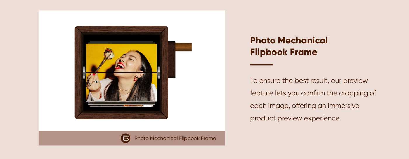 Custom Hand-cranked Photo box with light