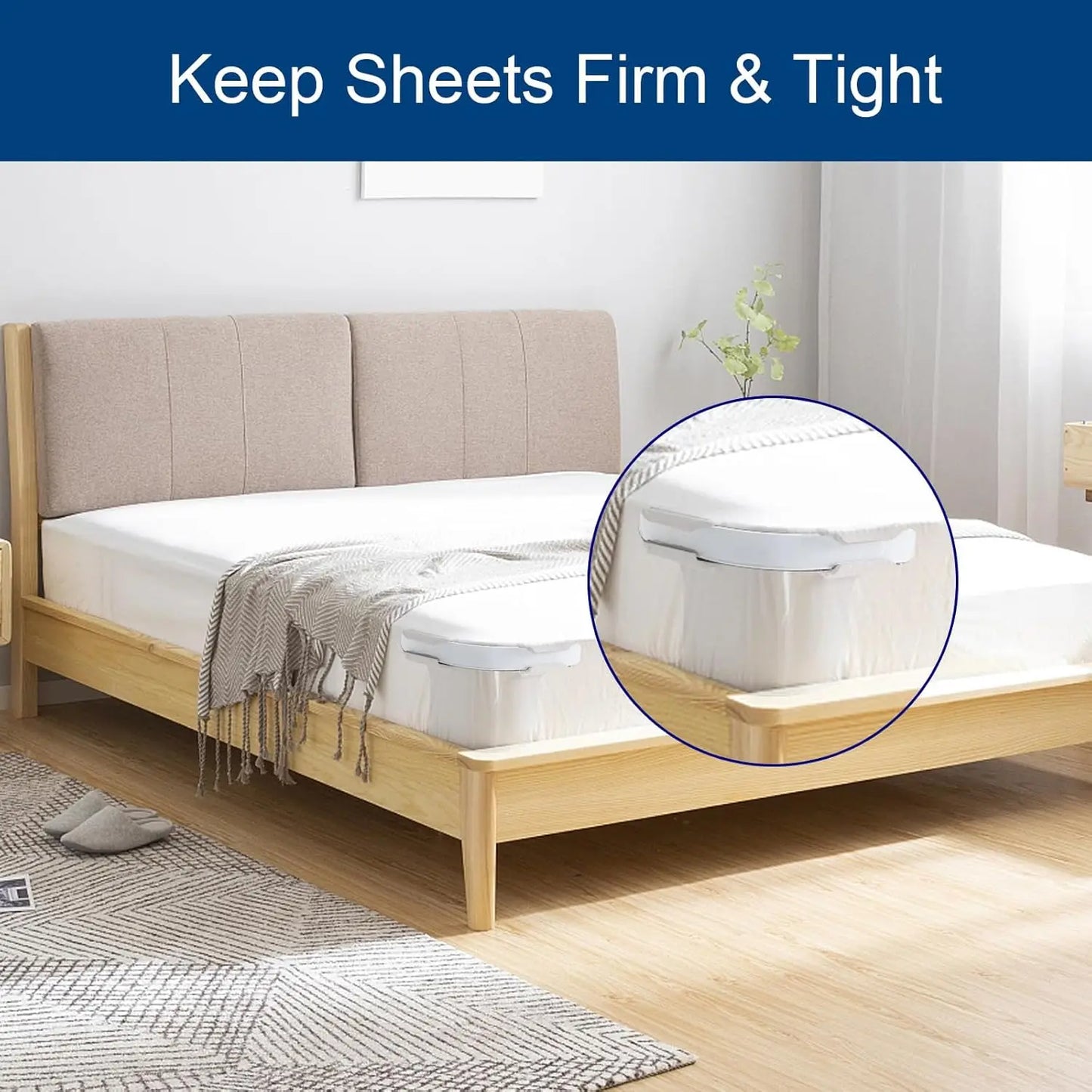 bed sheet fastner