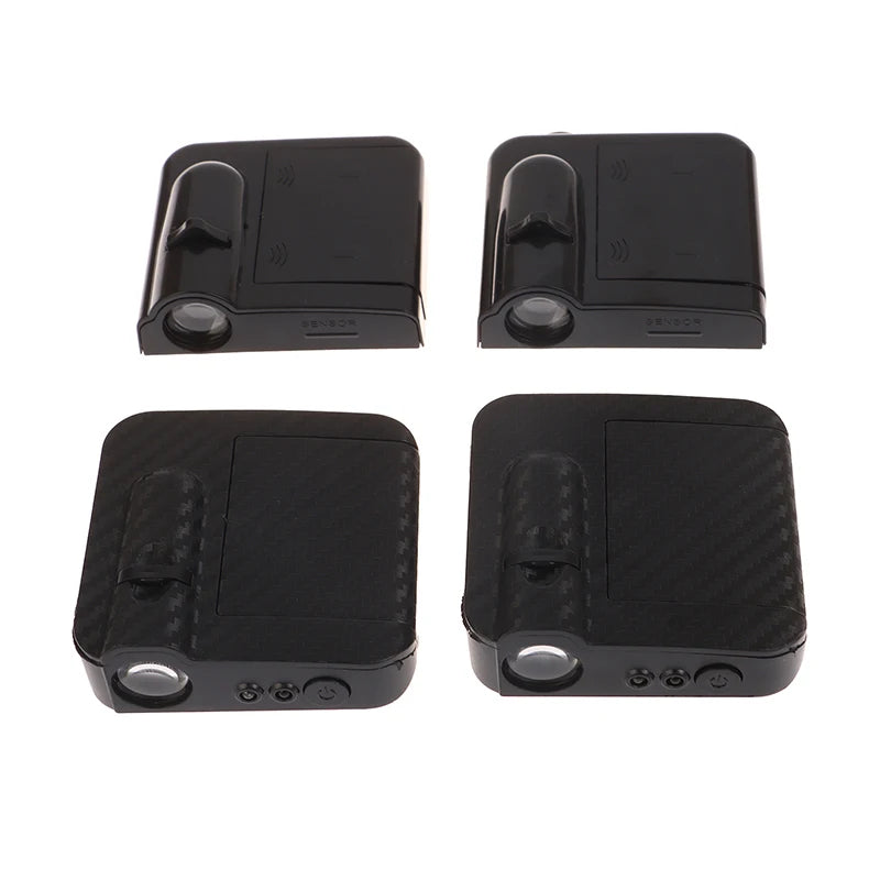 2Pcs LED Car Angel Wings for car door