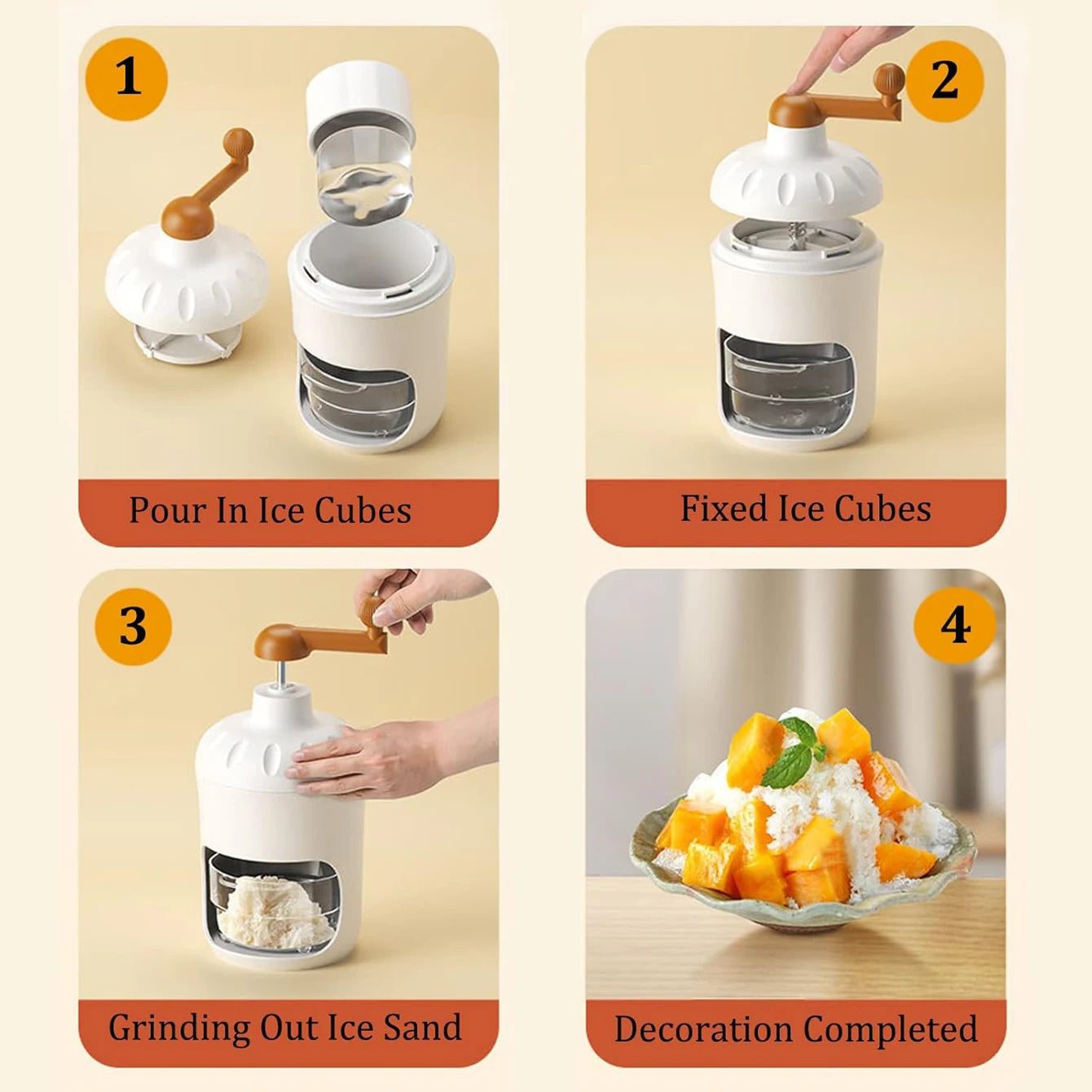 hand crank sow cone maker