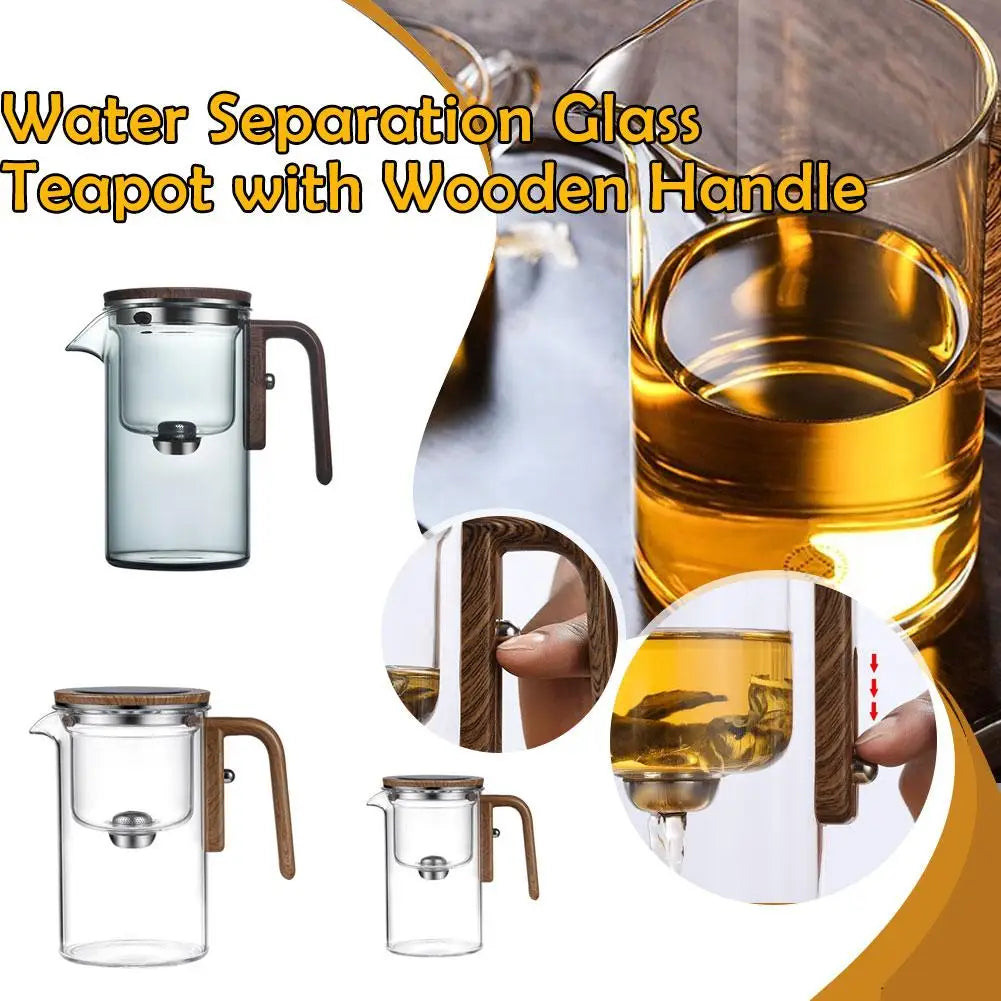 Glass magnetic tea pot