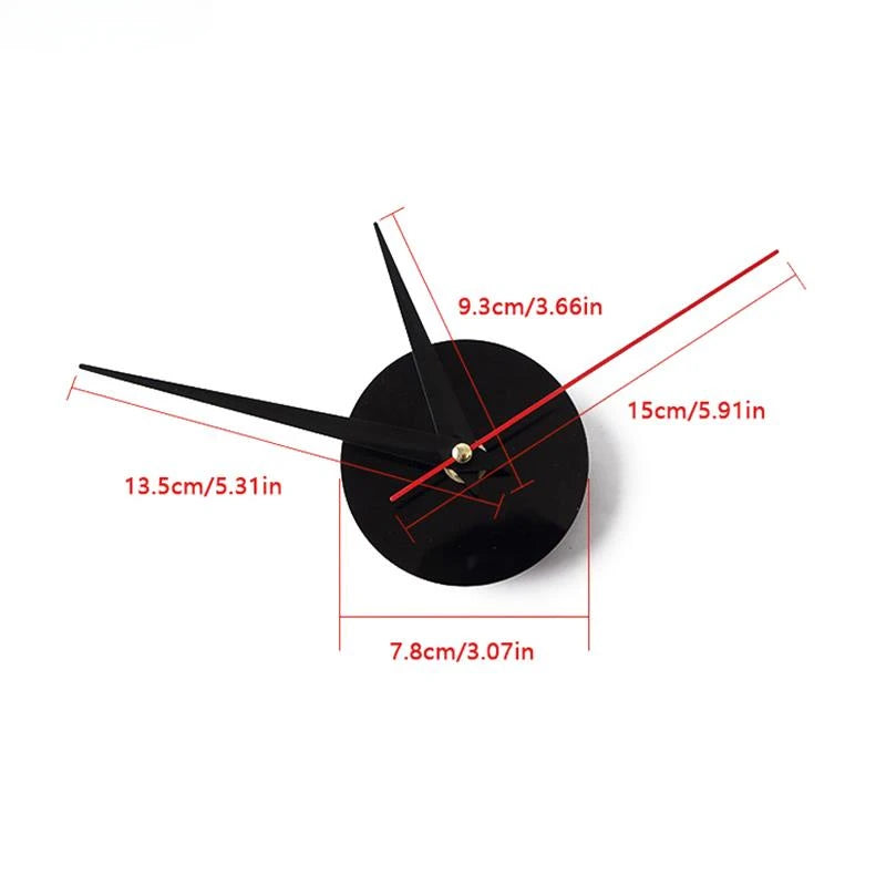 Frameless DIY Wall Clock