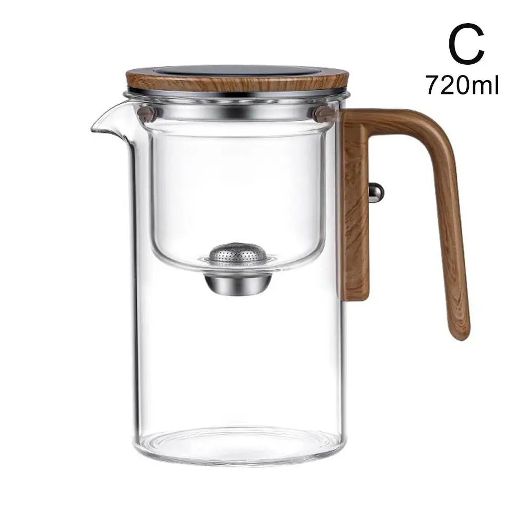 Glass magnetic tea pot