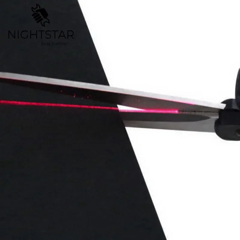 scissors with laser for perfect cuttings