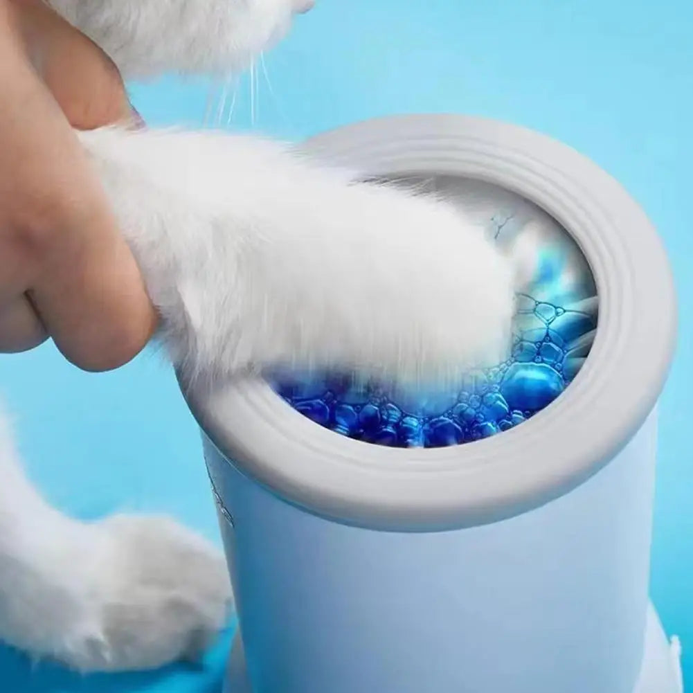 Electric automatic paw cleaner