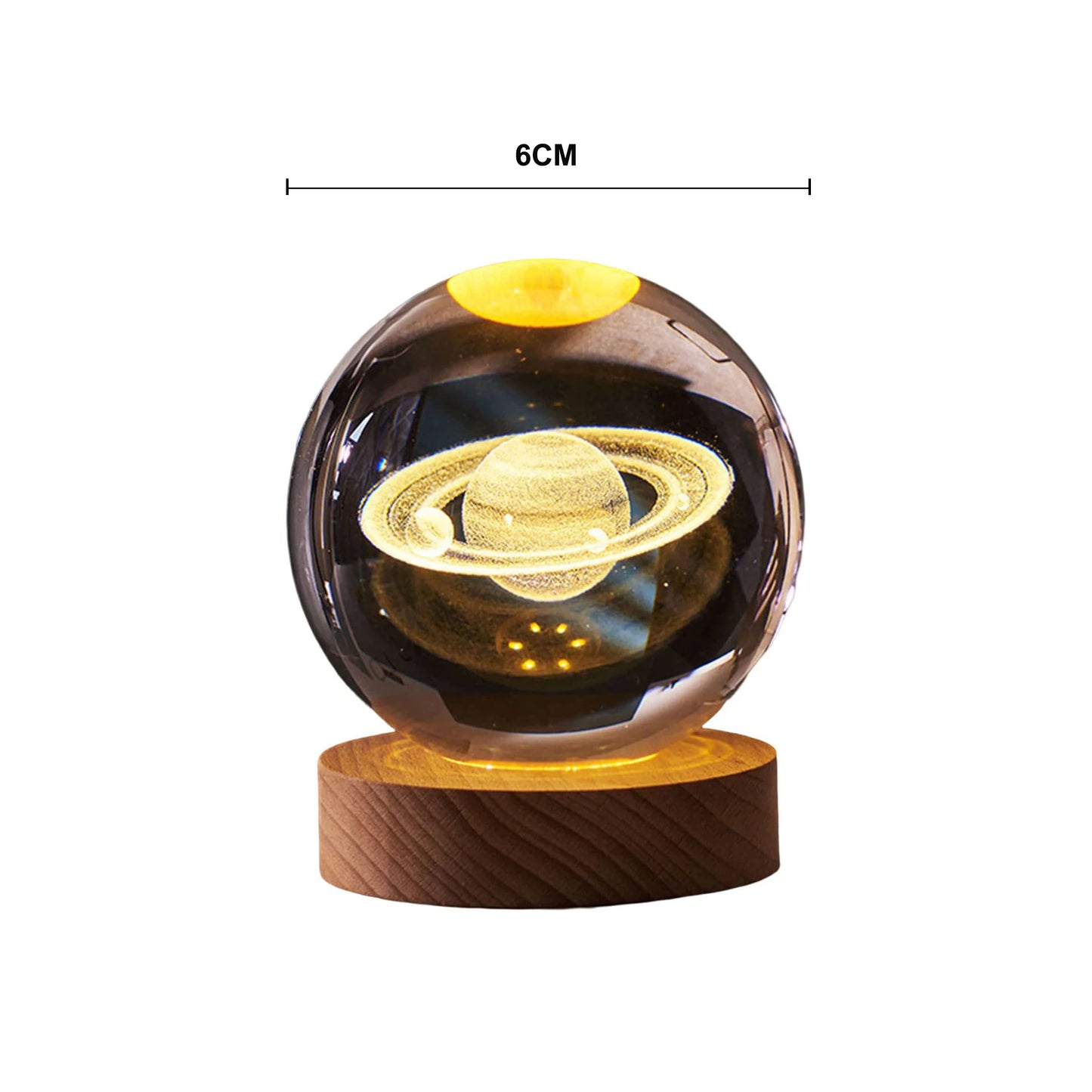 LED Night Light Milky Way Galaxy Solar System Crystal Ball