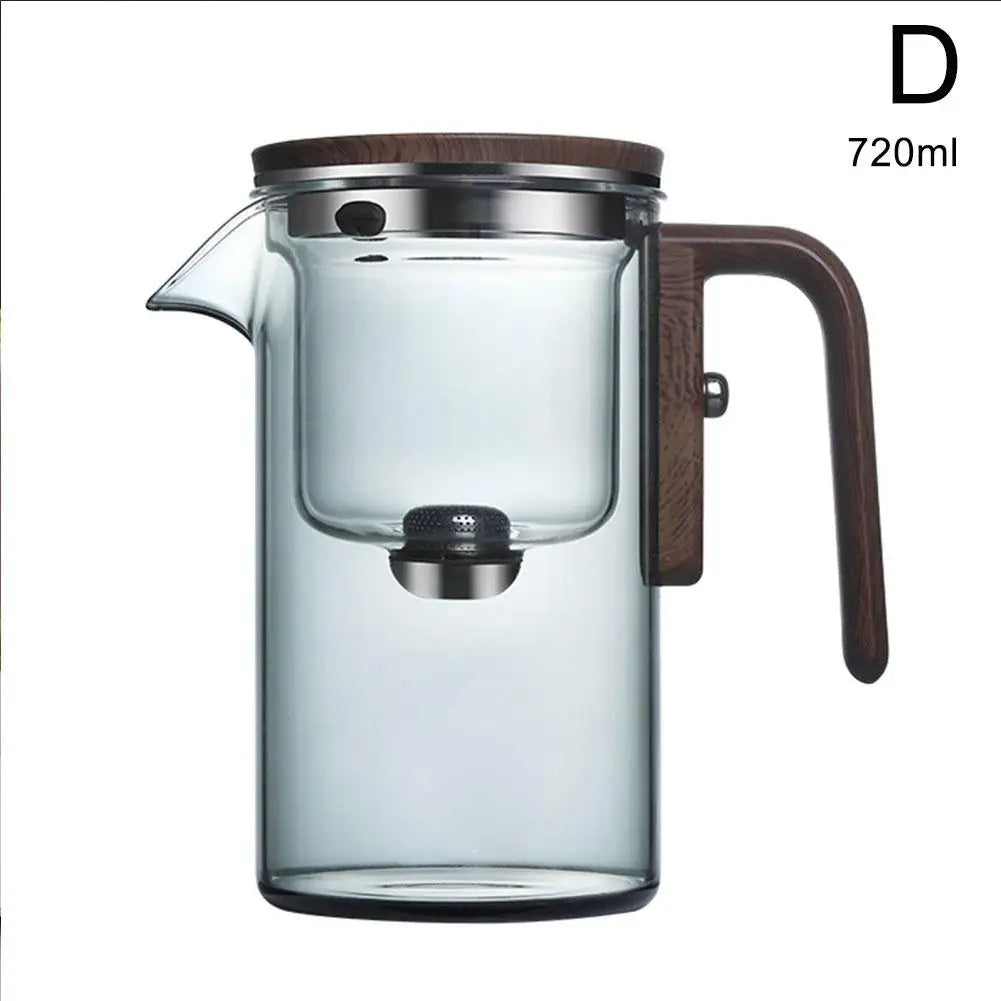 Glass magnetic tea pot