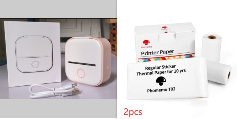 Portable Mini Thermal Label Printer Bluetooth-compatible Mini Label Printer Price Tag