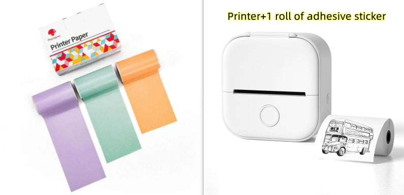 Portable Mini Thermal Label Printer Bluetooth-compatible Mini Label Printer Price Tag