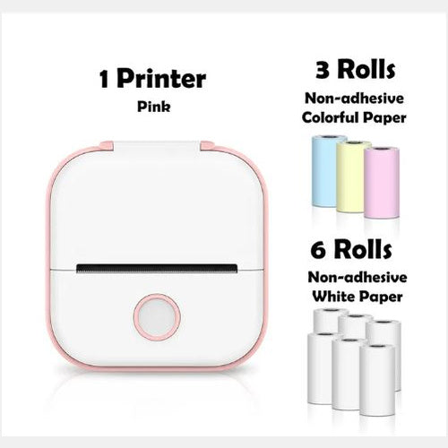 Portable Mini Thermal Label Printer Bluetooth-compatible Mini Label Printer Price Tag