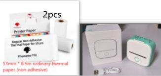 Portable Mini Thermal Label Printer Bluetooth-compatible Mini Label Printer Price Tag