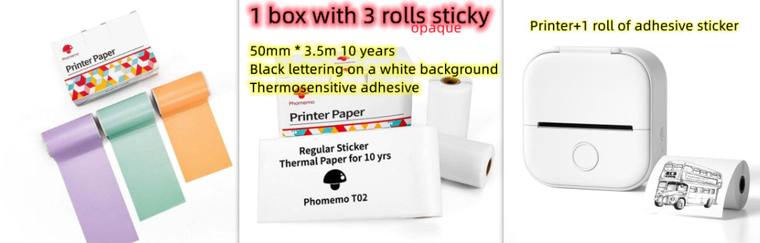Portable Mini Thermal Label Printer Bluetooth-compatible Mini Label Printer Price Tag