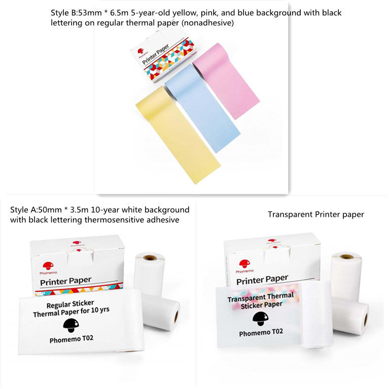 Portable Mini Thermal Label Printer Bluetooth-compatible Mini Label Printer Price Tag