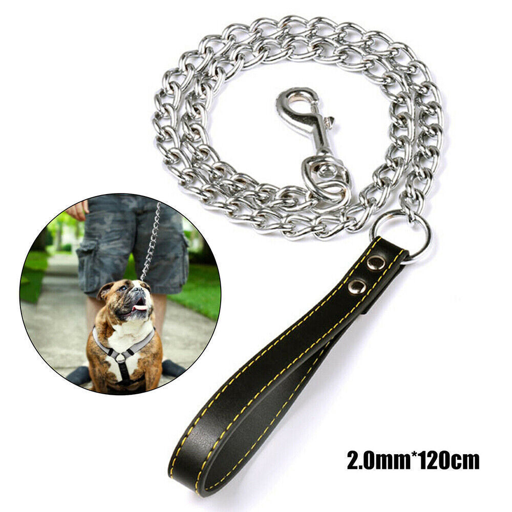 1PCS 1.2m Metal Chain Dog