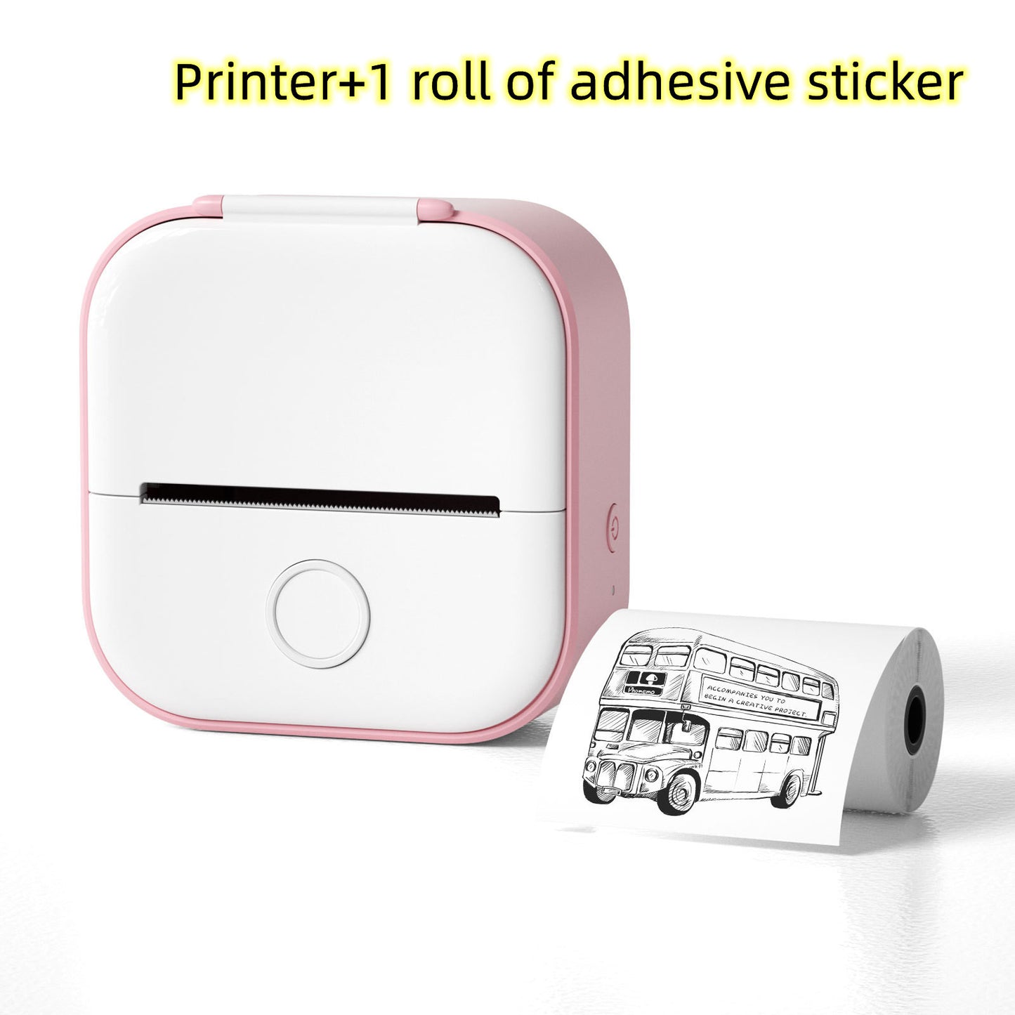 Portable Mini Thermal Label Printer Bluetooth-compatible Mini Label Printer Price Tag