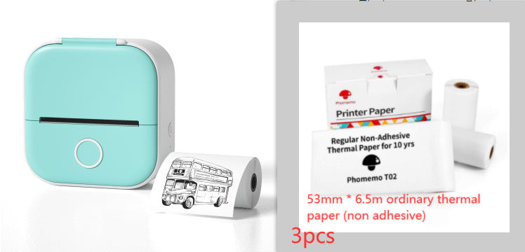 Portable Mini Thermal Label Printer Bluetooth-compatible Mini Label Printer Price Tag