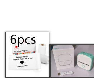 Portable Mini Thermal Label Printer  Bluetooth-compatible Mini Label Printer Price Tag