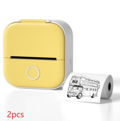 Portable Mini Thermal Label Printer  Bluetooth-compatible Mini Label Printer Price Tag