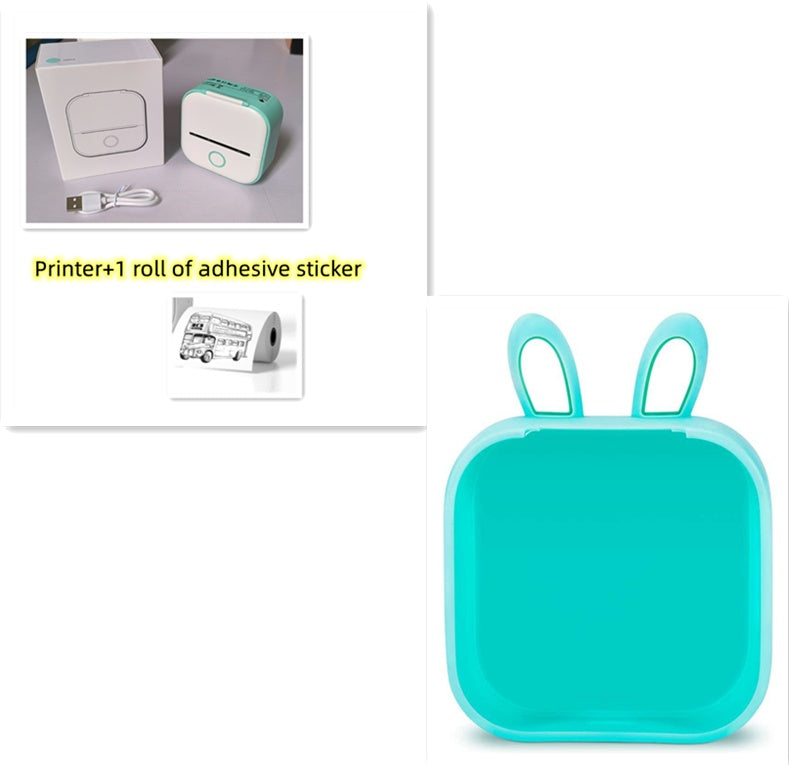 Portable Mini Thermal Label Printer  Bluetooth-compatible Mini Label Printer Price Tag