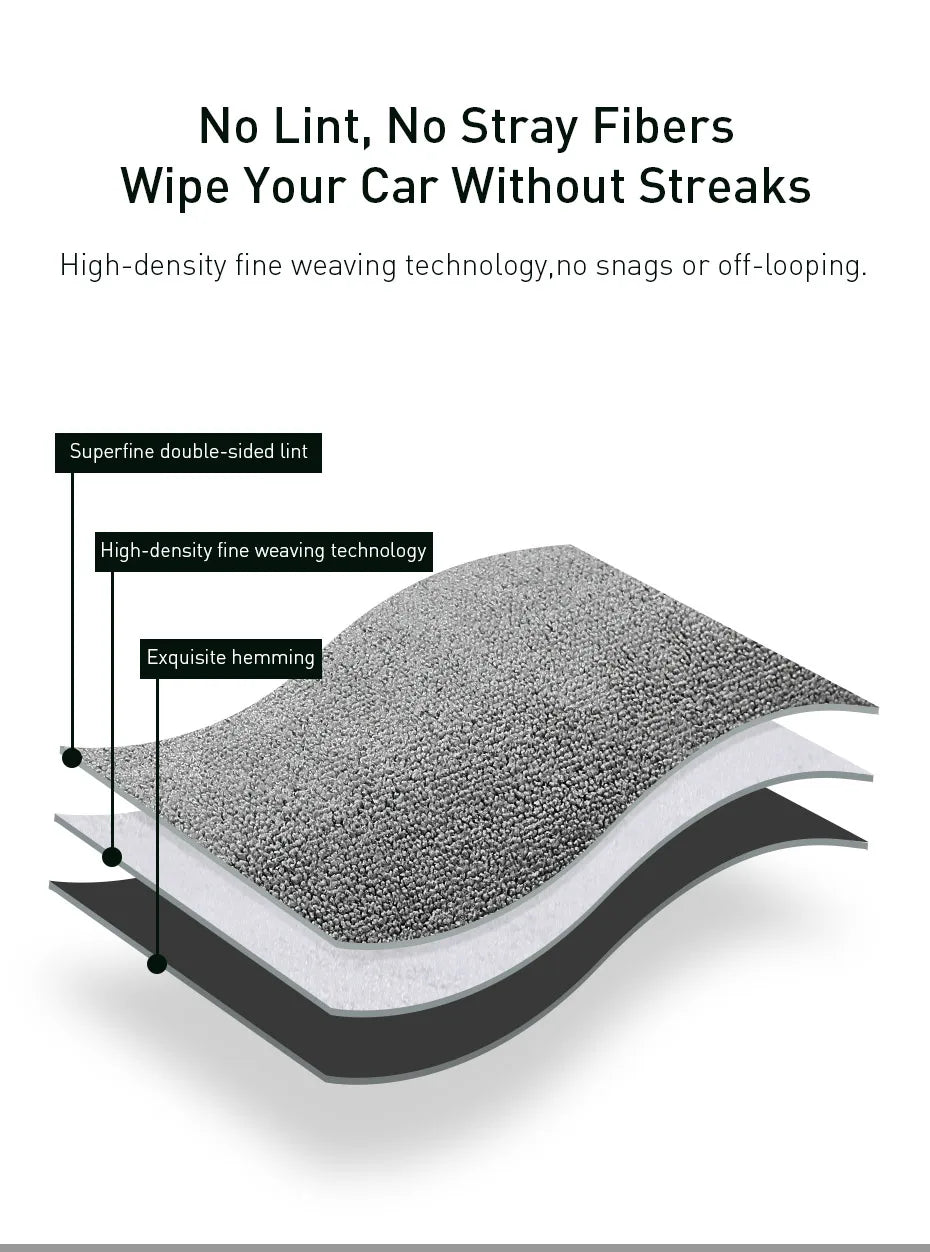 Microfiber car drying towel