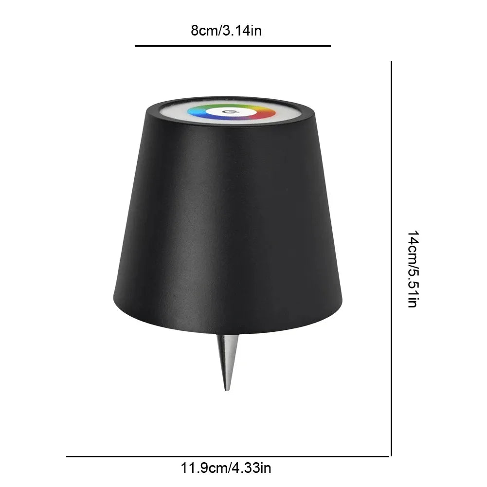 LED bottle table lamp